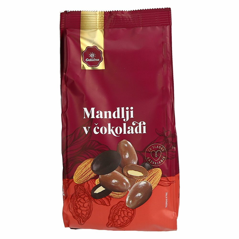 mandlji v čokoladi