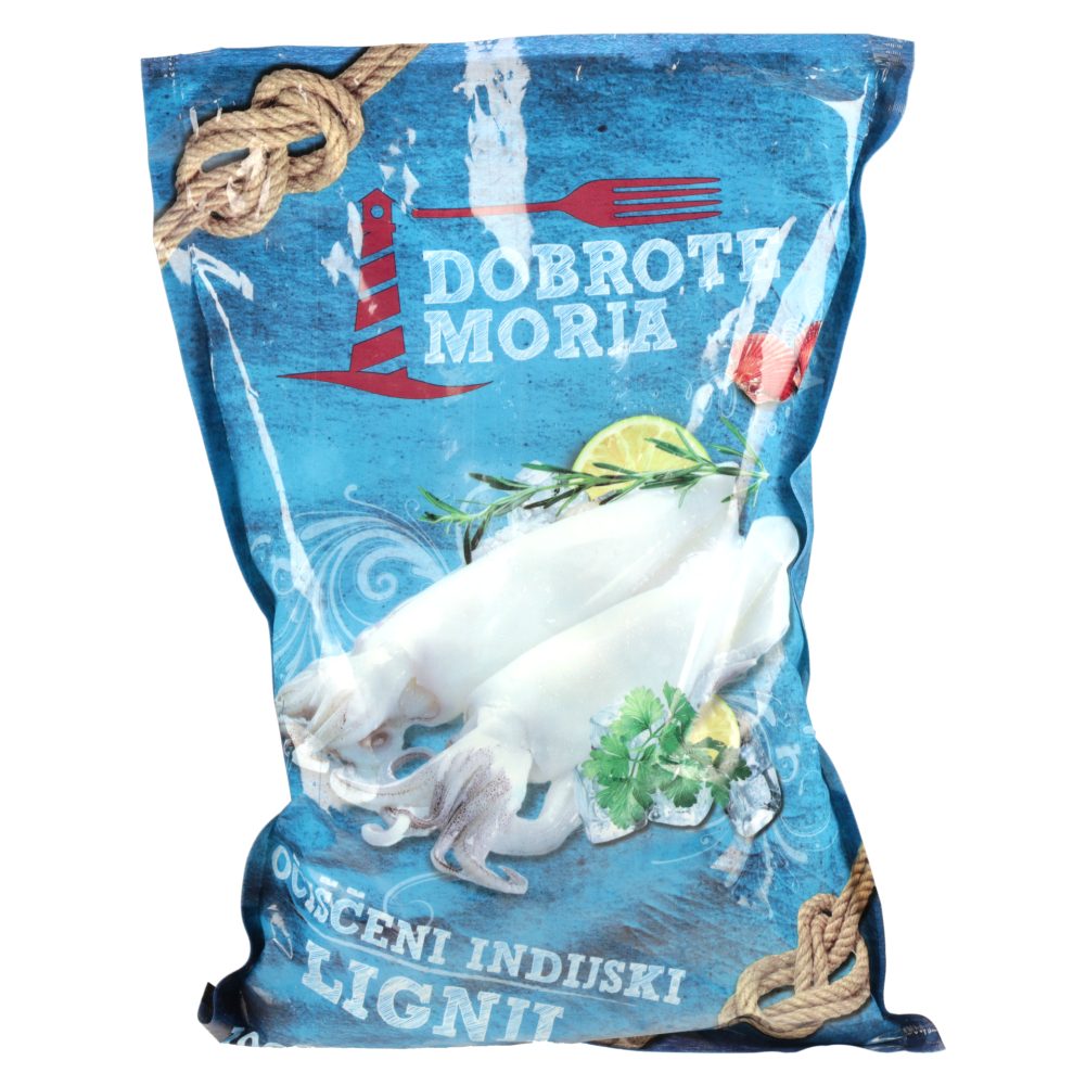 INDIJSKI LIGNJI, OČIŠČENI, DOBROTE MORJA, 1 KG