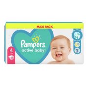 Slika produkta PLENICE MAXI ŠT.4 9-14KG ACTIVE BABY DRY, PAMPERS, 58/1, MAXI PACK