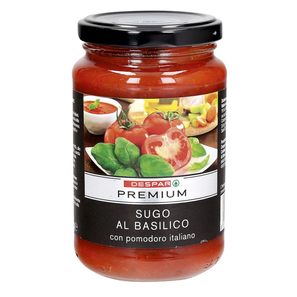 OMAKA S PARADIŽNIKOM IN BAZILIKO, DESPAR PREMIUM, 350G