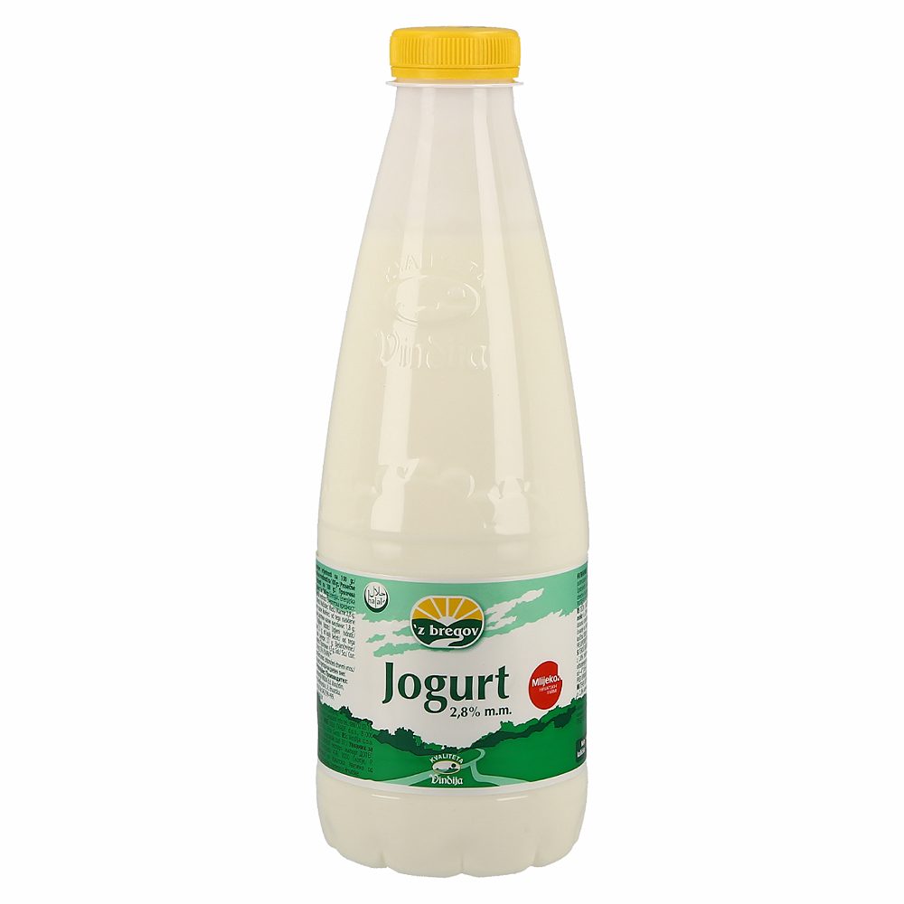 jogurt 2,8% m.m. ´z bregov, vindija, 1l