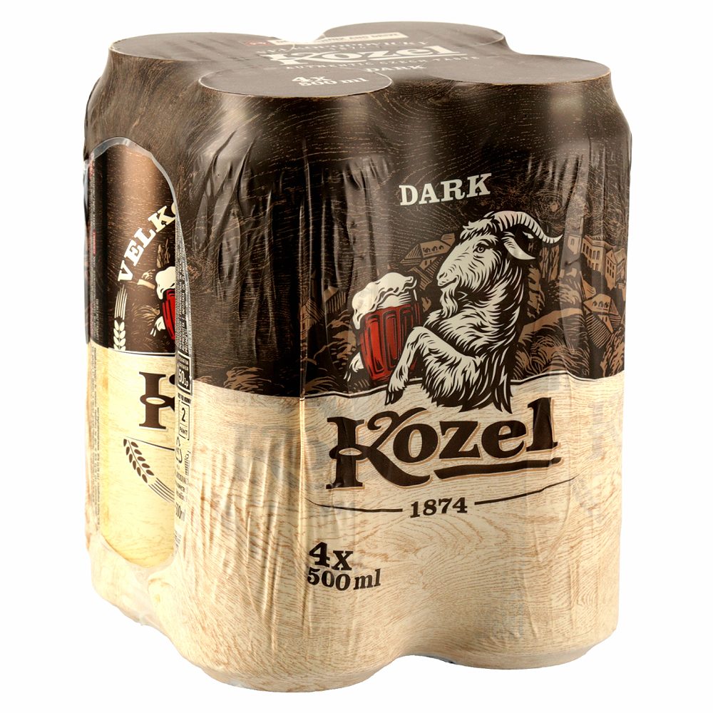 temno pivo, kozel 4x0,5l