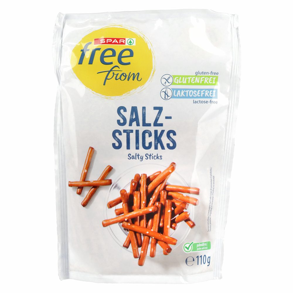 slane palčke brez glutena in laktoze, spar free from, 110g
