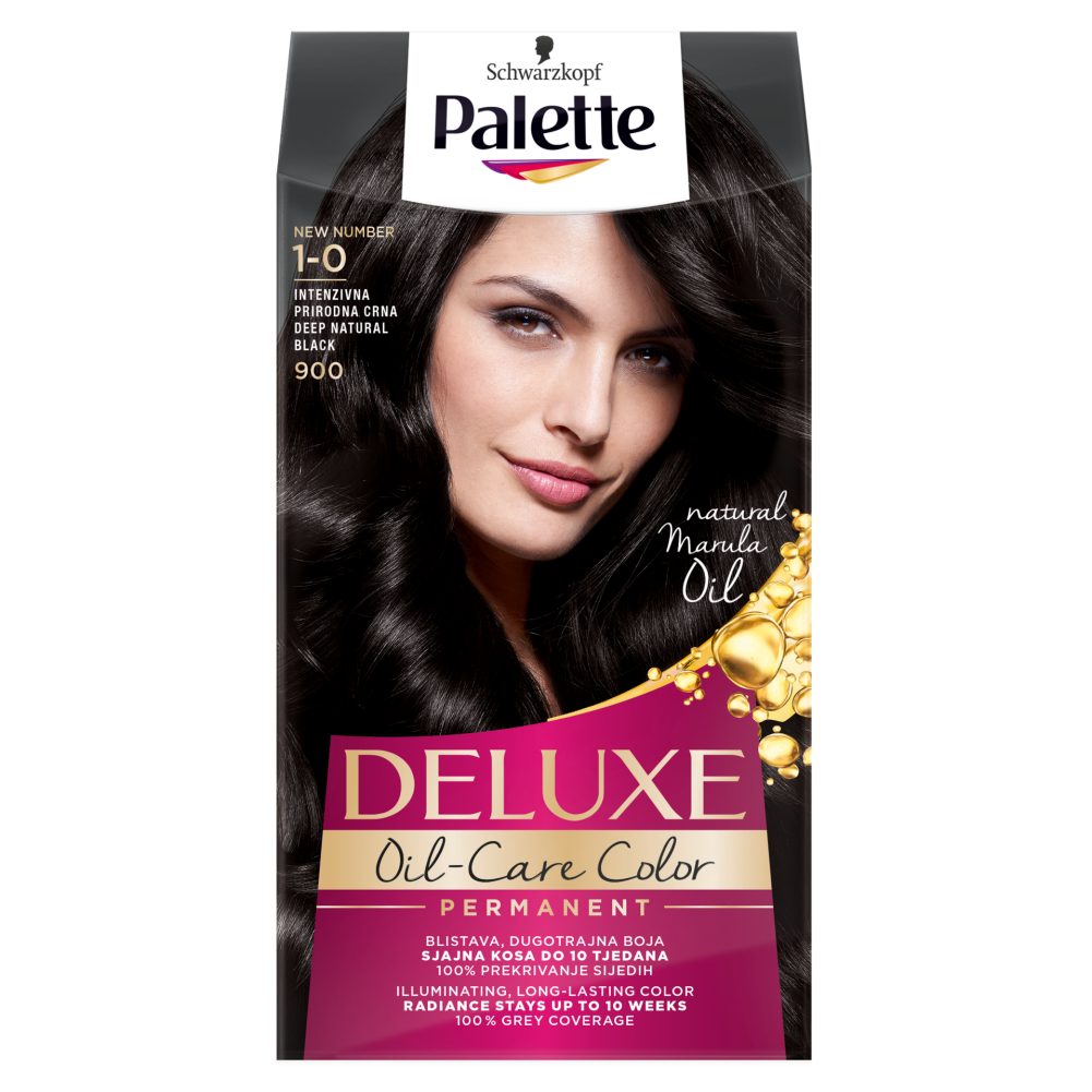BARVA ZA LASE 900 ČRNA INTENZIVNA, PALETTE DELUXE, SCHWARZKOPF
