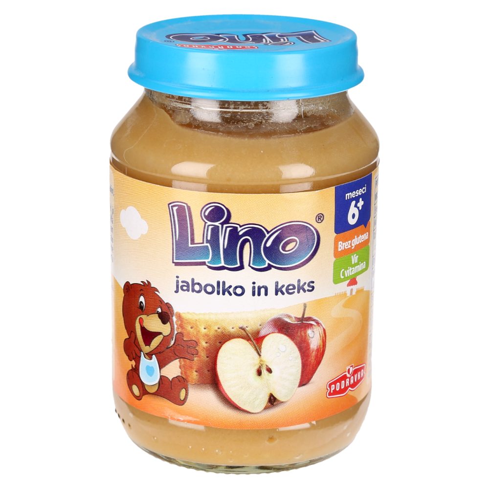 KAŠICA JABOLKO IN KEKS LINO, PODRAVKA, 190G
