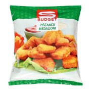 Slika produkta PANIRANI PIŠČANČJI MEDALJONI, ZAMRZNJENO, S-BUDGET, 750 G