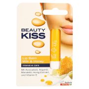 Slika produkta BALZAM ZA USTNICE, MLEKO IN MED, BEAUTY KISS, 4,8G
