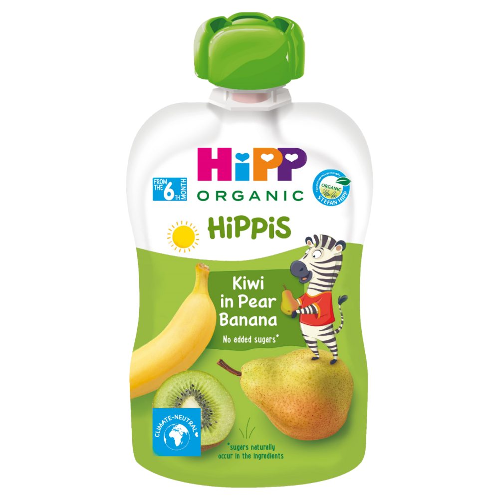 BIO SADNA KAŠICA BANANA, KIVI IN HRUŠKA, HIPPIS, HIPP, 100G