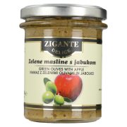 Slika produkta NAMAZ ZELENE OLIVE IN JABOLKO, ZIGANTE DELICE, 180 G