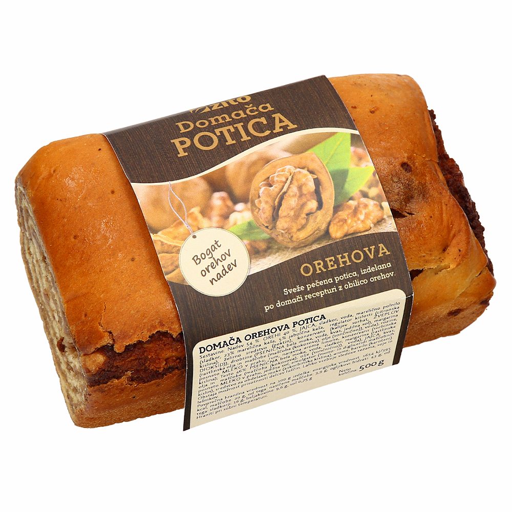 domača orehova potica žito