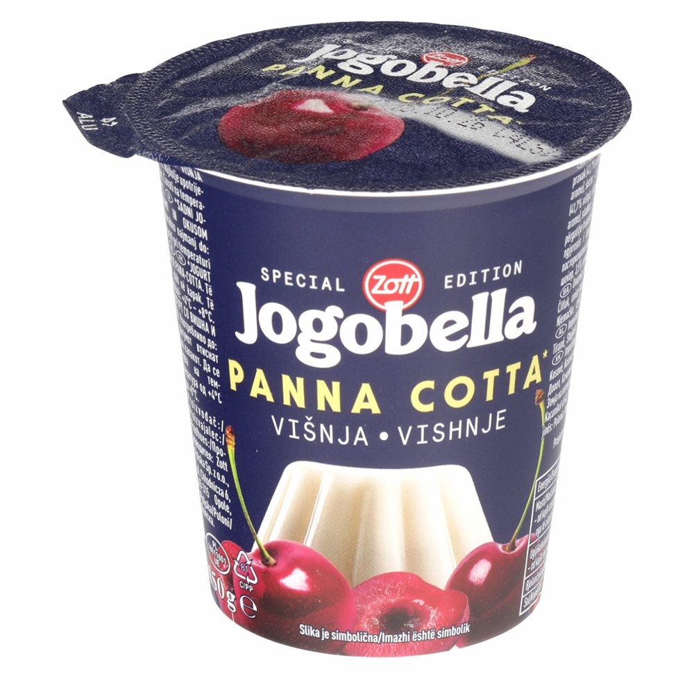 jogurt panna cotta, 3,5% m.m., jogobella, zott, 150g