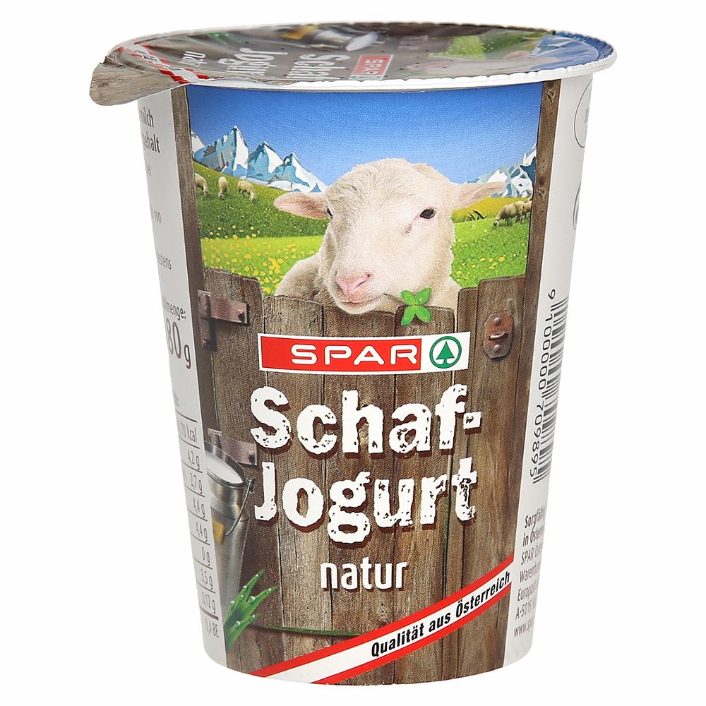 ovčji jogurt iz pasteriziranega ovčjega mleka