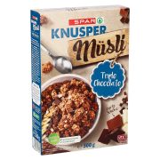 Slika produkta MÜSLI TRI VRSTE ČOKOLADE KNUSPER, SPAR, 500G