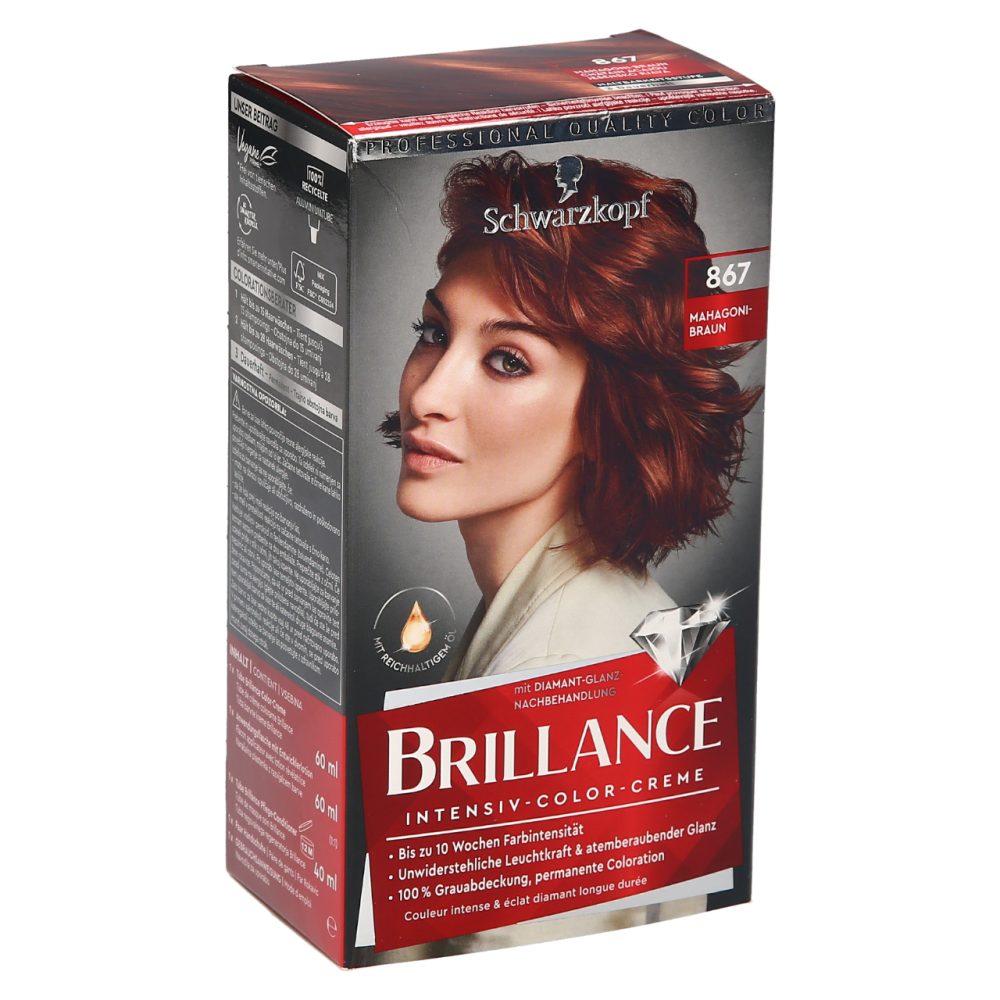 BARVA ZA LASE 867 JESENSKO RJAVA, BRILLANCE