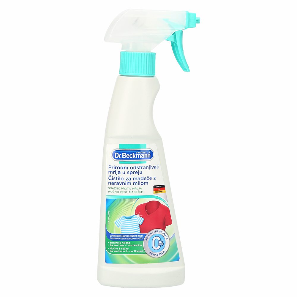 odstranjevalec madežev, sprej, predpranje, dr. beckmann, 250 ml