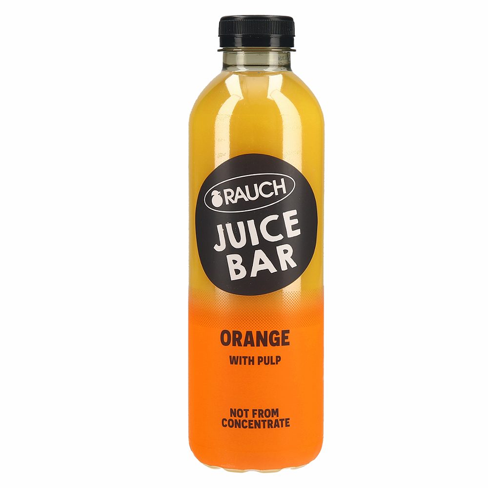 sok, pomaranča, rauch juice bar, 0,8 l