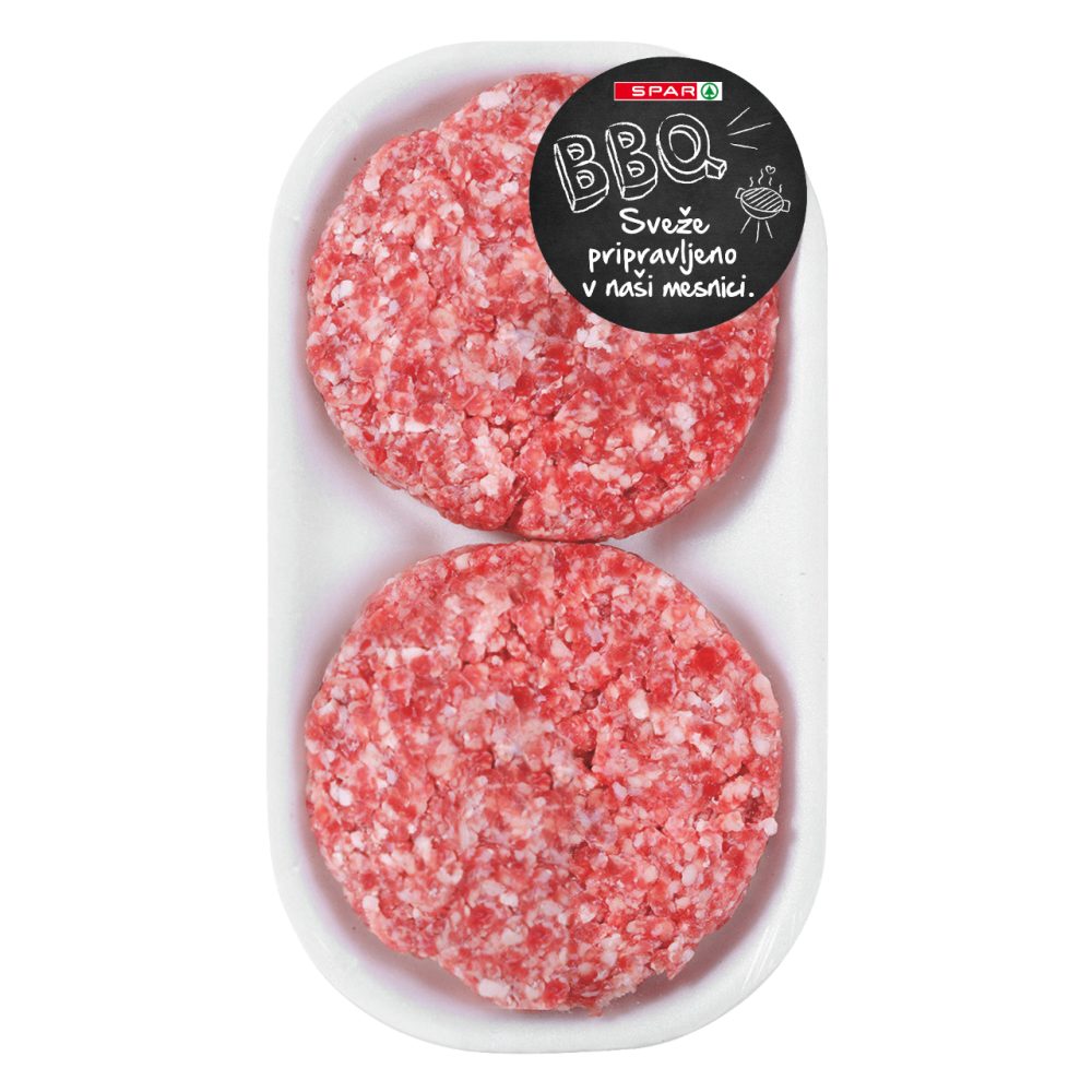 GOVEJI BURGER, SPAR BBQ, 1KG