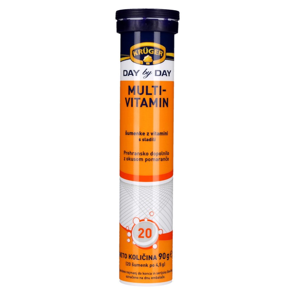 ŠUMEČE TABLETE MULTIVITAMIN, KRÜGER, 14/1, 90G