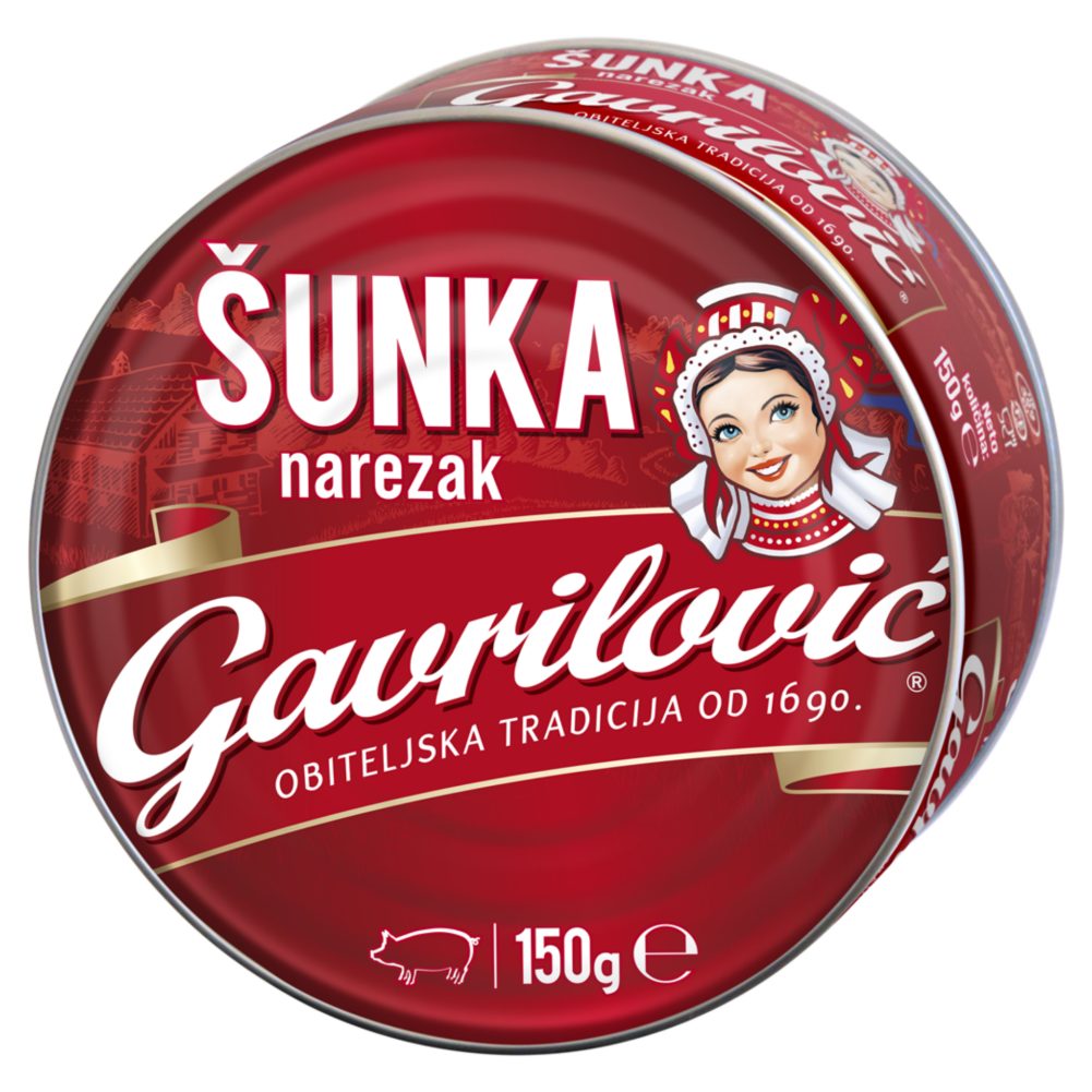 ŠUNKA NAREZEK, GAVRILOVIĆ, 150G