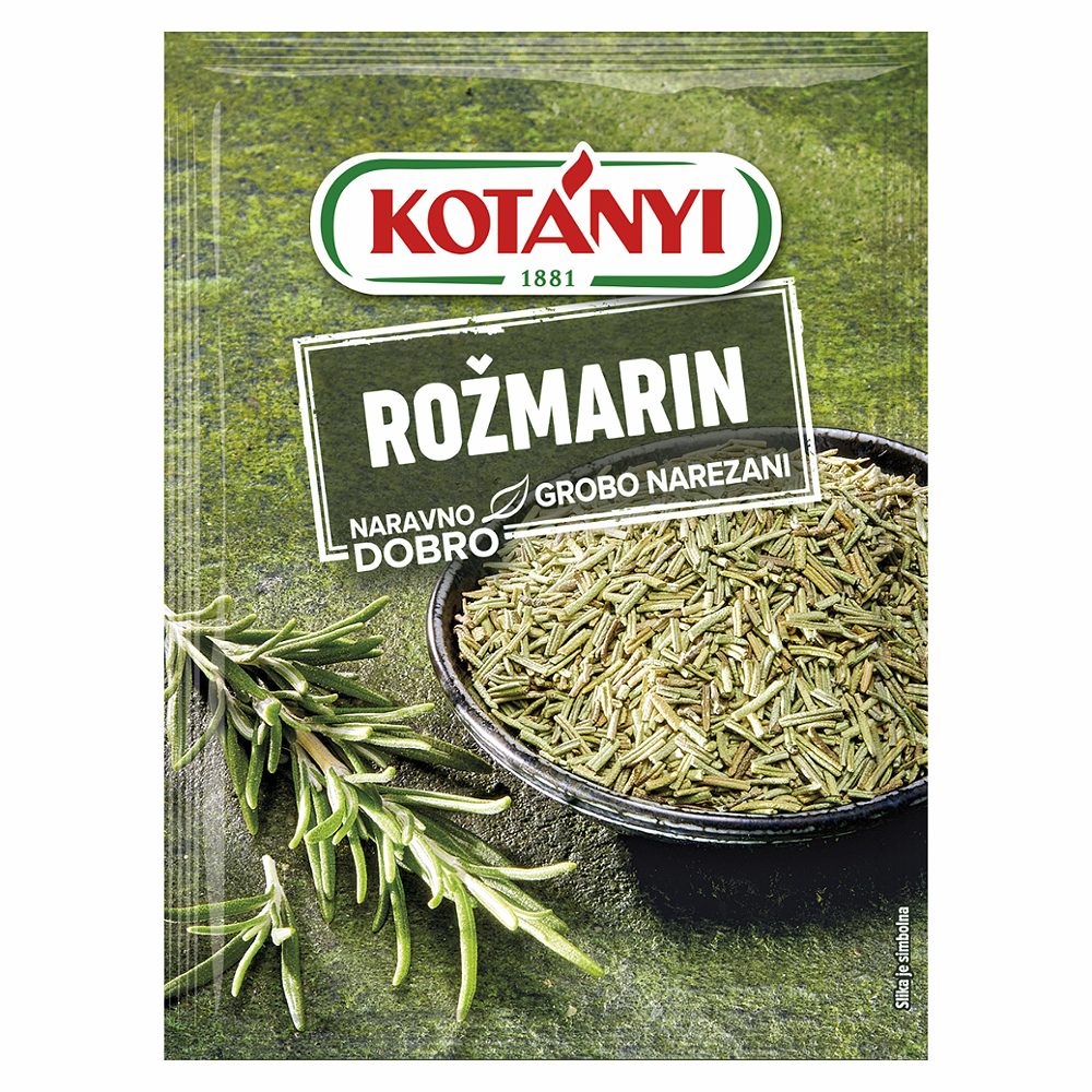 rožmarin grobo narezani, kotányi, 24g