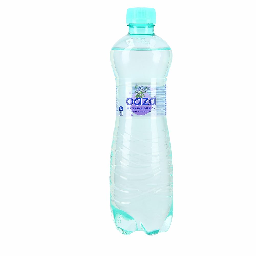 negazirana brezalkoholna pijača, materina dušica, oaza, 0,5l