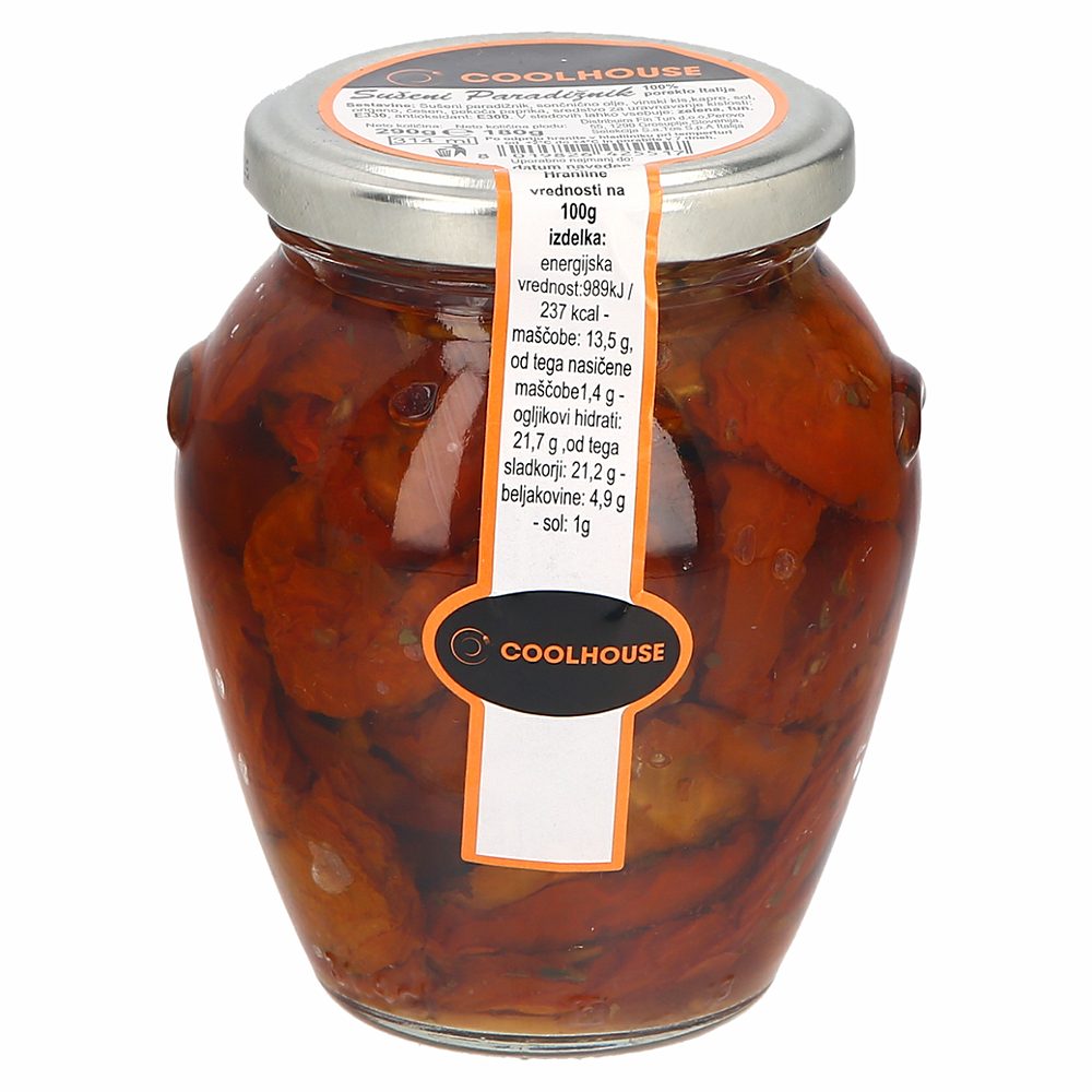 sušeni paradižnik v olju s.a.tos, 314ml
