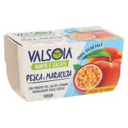 Slika produkta SOJINA ALTERNATIVA JOGURTU BRESKEV IN MARAKUJA YOSOI, VALSOIA, 2X125G