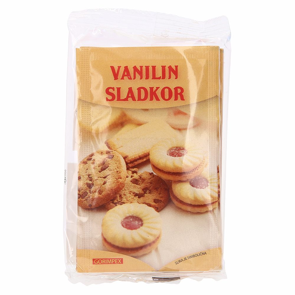 vanilin sladkor, gorimpex, 5x10g
