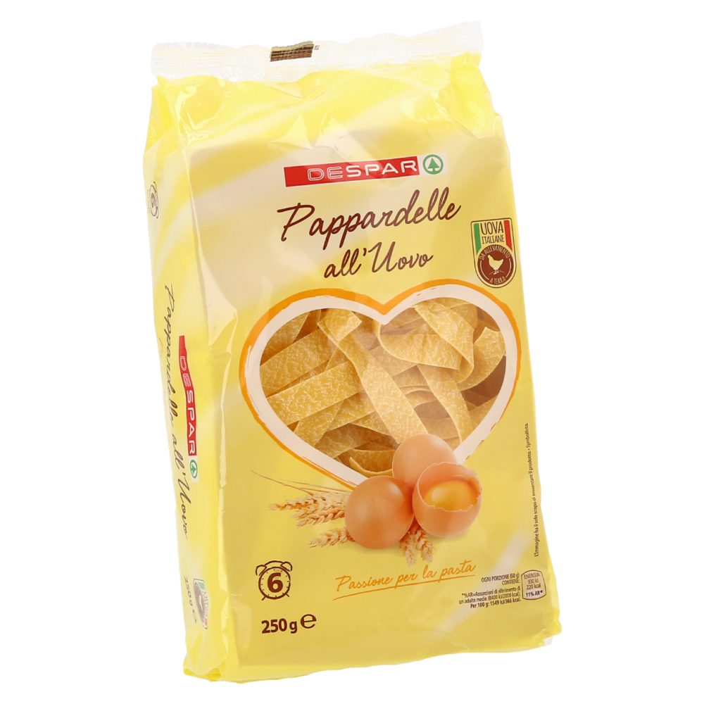 JAJČNE TESTENINE PAPPARDELLE DESPAR, 250G