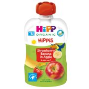 Slika produkta BIO SADNA KAŠICA JABOLKO, BANANA IN JAGODA, HIPPIS, HIPP, 100G