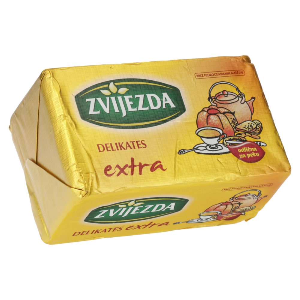 DELIKATESNA MARGARINA EXTRA 70%, ZVIJEZDA, 500G