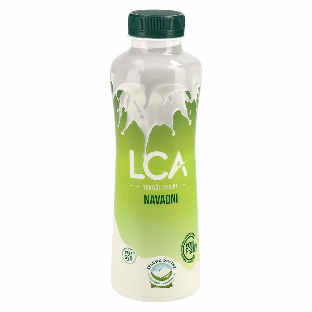 tekoči jogurt navadni 1,3% m.m. lca, zelene doline, 500g