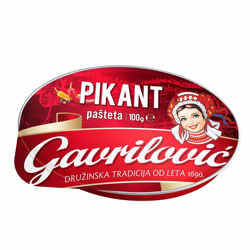 Pikant pašteta, Gavrilović, 100 g