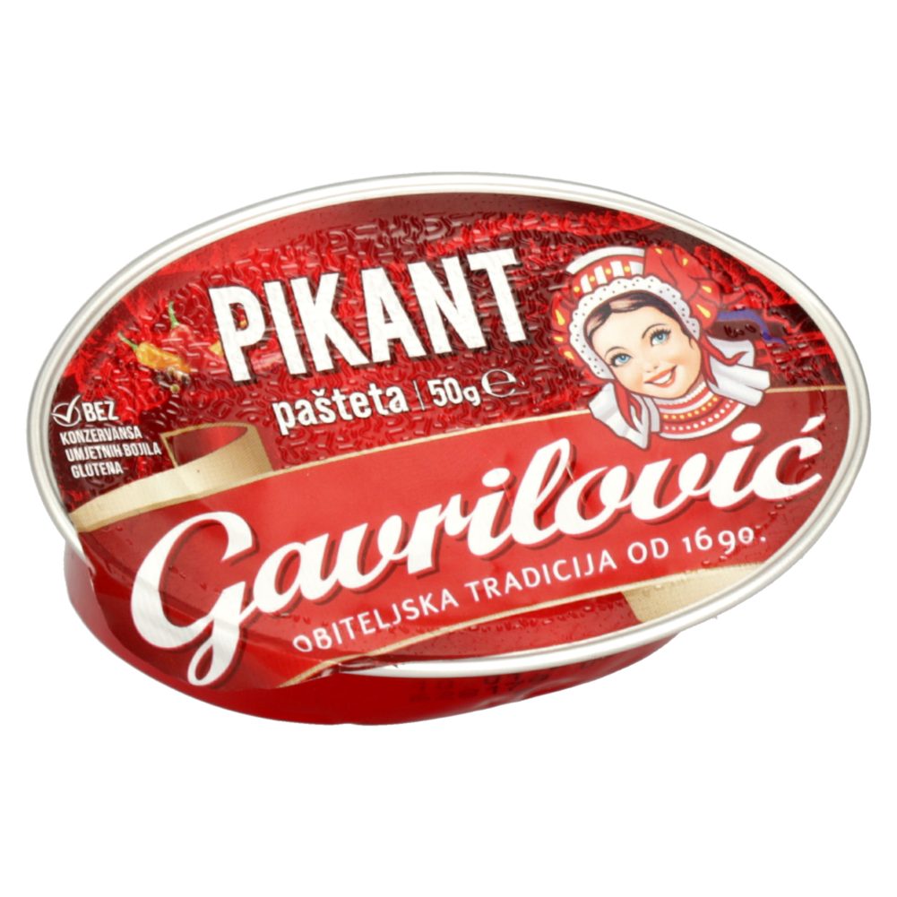 PAŠTETA PIKANT, GAVRILOVIĆ, 50G