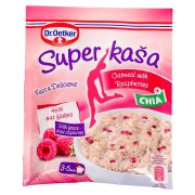 Slika produkta OVSENA KAŠA Z MALINO IN CHIA SEMENI SUPER KAŠA, DR. OETKER, 50G