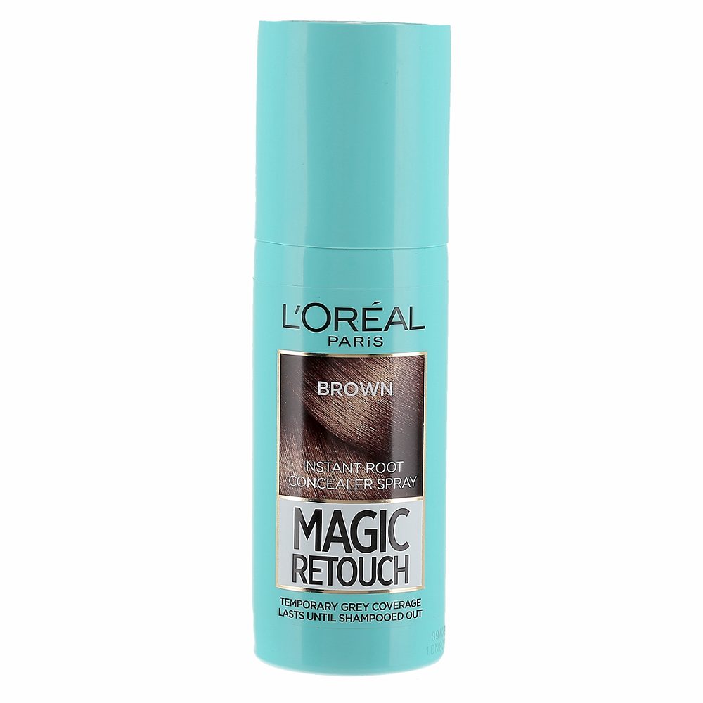 sprej za prekritje narastka, rjav, magic retouch, l´oreal, 75 ml
