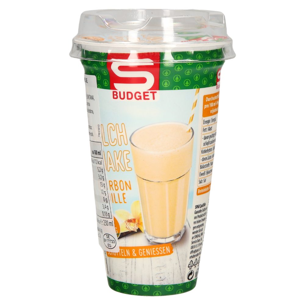 VANILIJEV SHAKE S-BUDGET, 230ML