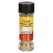Slika produkta MEŠANICA ZAČIMB ZA ČEVAPČIČE ČEVAP, MAESTRO, 82G