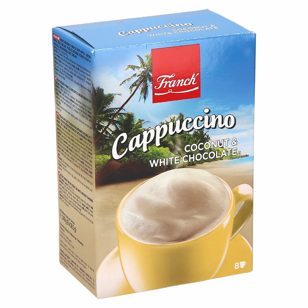 cappuccino kokos in bela čokolada, franck, 8/1, 148g