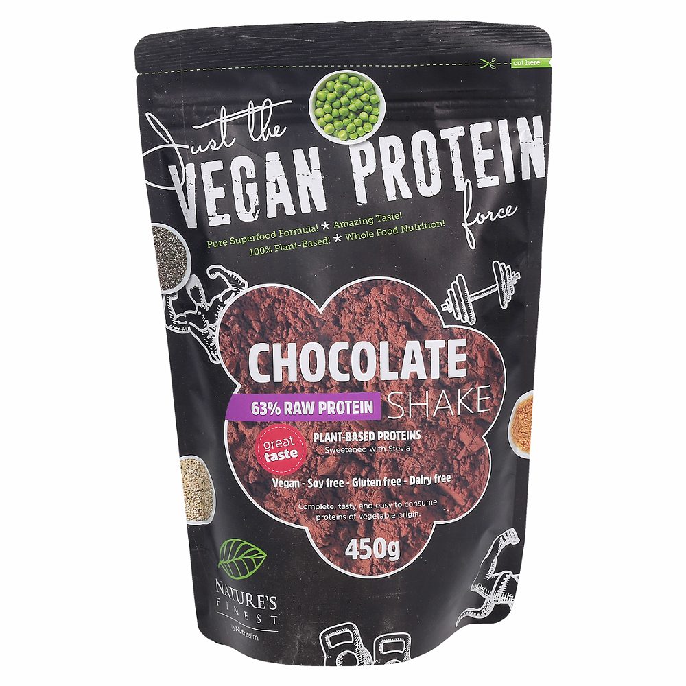 protein shake čokolada 63% sladkana s stevio nature´s finest
