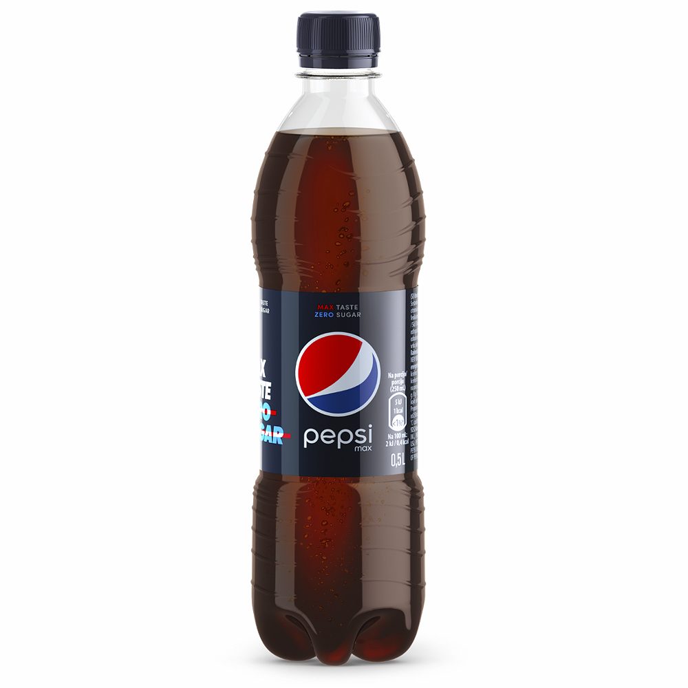 gazirana pijača, brez sladkorja, pepsi cola, 0,5 l