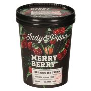 Slika produkta BIO SLADOLED MALINA, MERRYBERRY, INDY & PIPPA, 450ML