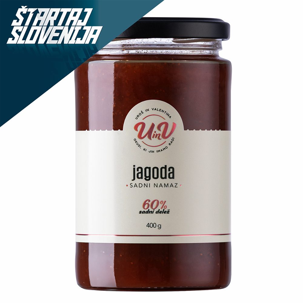 sadni namaz jagoda, uroš in valentina, 400g