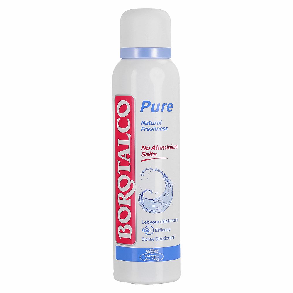 deo sprej pure natural borotalco
