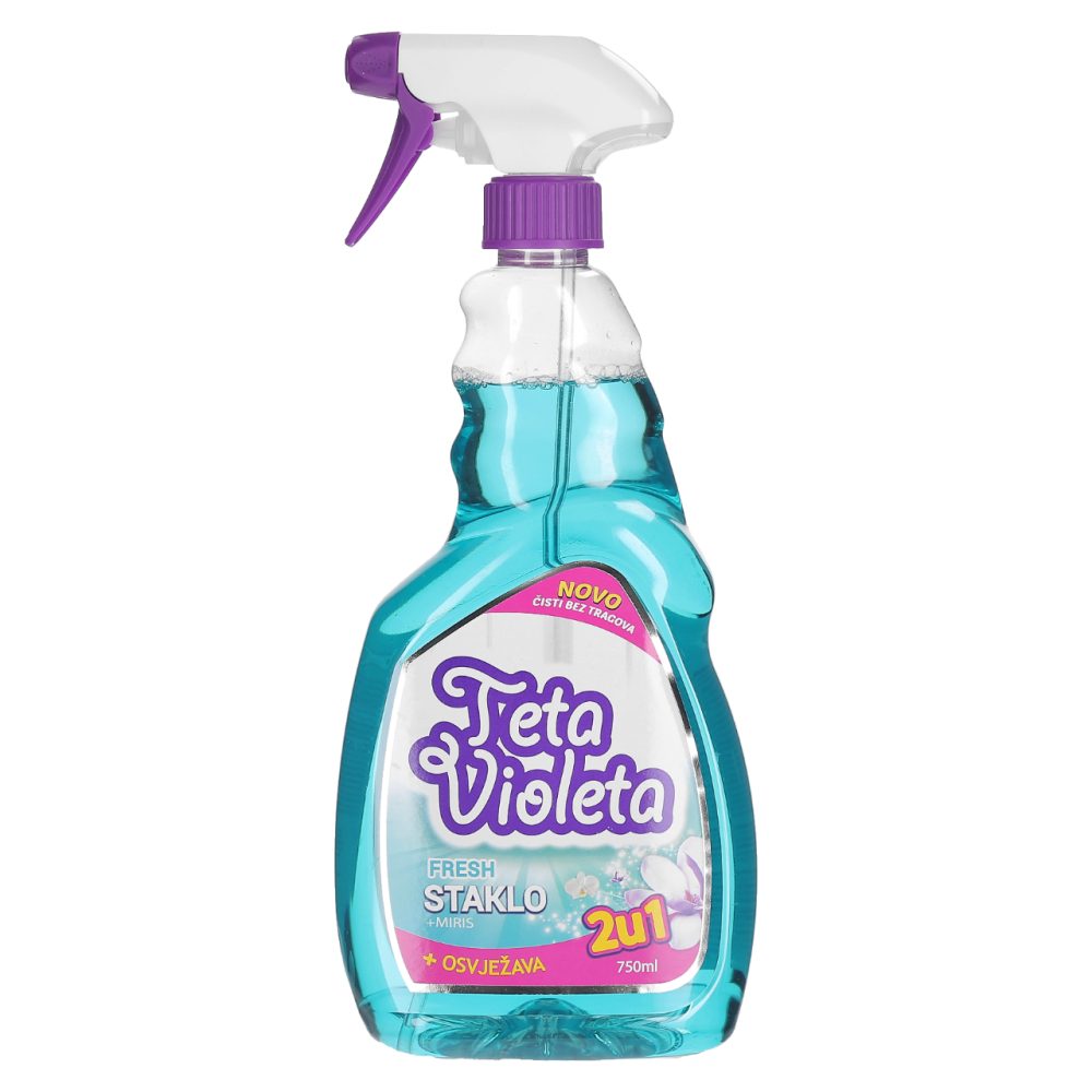 ČISTILO ZA STEKLO FRESHNER TURKIZ, TETA VIOLETA, 750ML