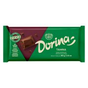 Slika produkta TEMNA ČOKOLADA DORINA S STEVIJO, KRAŠ, 80G