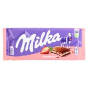 Slika produkta ČOKOLADA JAGODA IN JOGURT MILKA, 100G