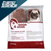 Slika produkta SUROVA HRANA ZA PSE DIVJAČINA, GOOD4DOGS, 1KG
