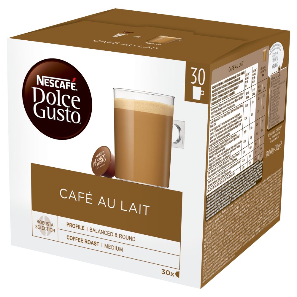 KAVA CAFÉ AU LAIT, NESCAFÉ DOLCE GUSTO, 30/1, 300G