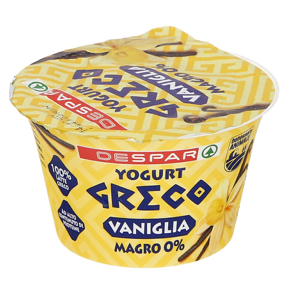 GRŠKI JOGURT VANILIJA 0% M.M., DESPAR, 150G